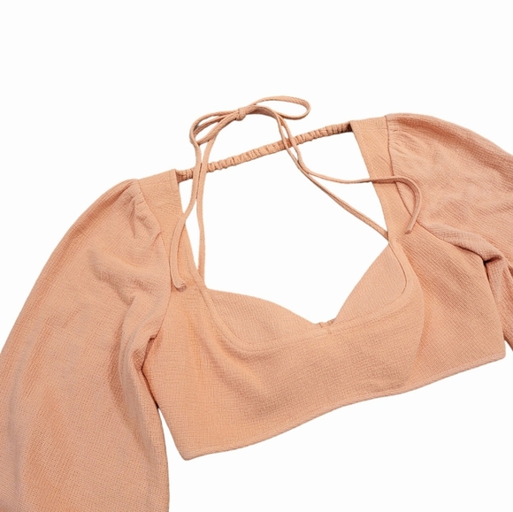 Jonathan SIMKHAI Enya Crop Top in Sorbet Size 4 NWT - Picture 6 of 9